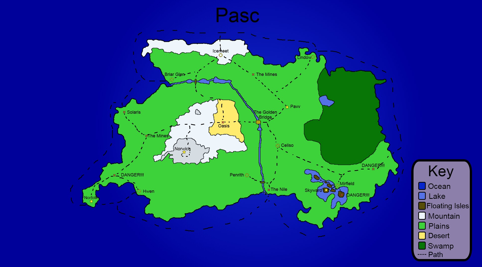 Map of Pasc